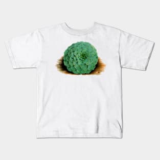 green flower Kids T-Shirt